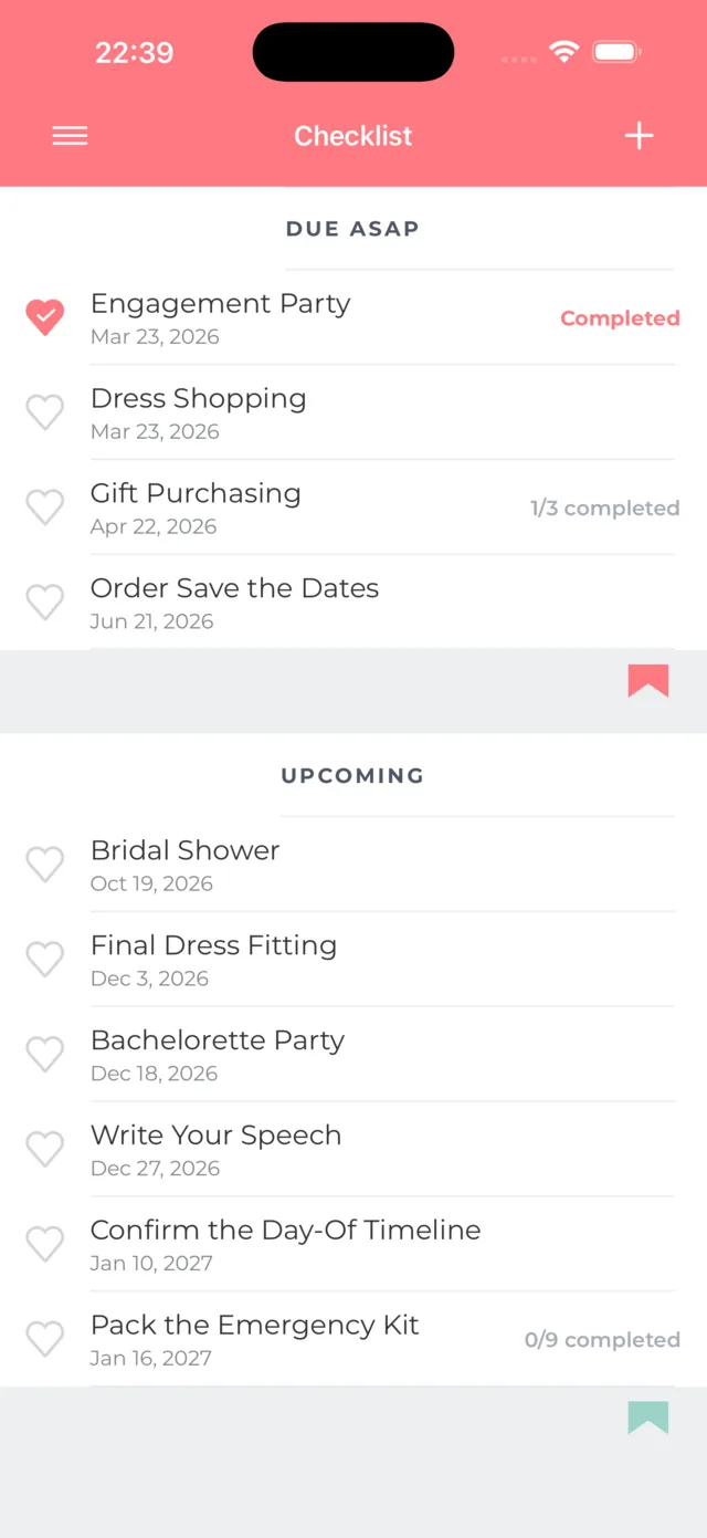 iMoH checklist